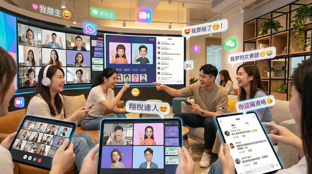 黑料甜心社区互动场景